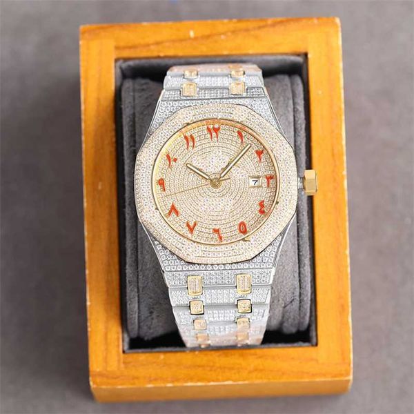 diamond watches watch ap 40mm automatic mechanical for men wristwatch waterproof wristband diamonds bezel montre de luxe t5d4, Silver
diamond watches watch ap 40mm automatic mechanical for men wristwatch waterproof wristband diamonds bezel montre de luxe t5d4, Silver