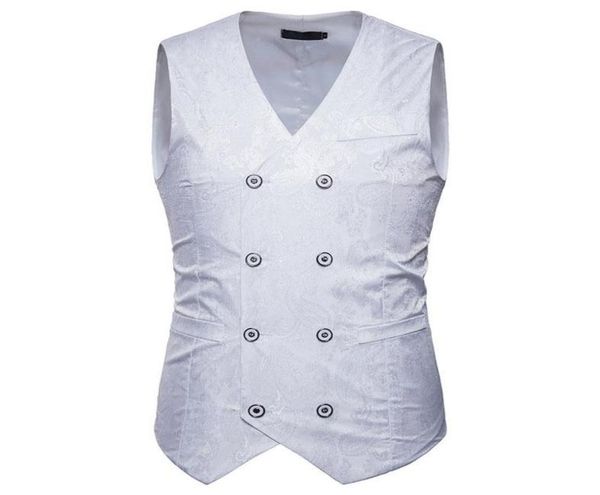 men039s vests white paisley double breasted dress suit vest men 2021 brand slim fit wedding grom prom waistcoat gilet costume x9379748, Black;white
men039s vests white paisley double breasted dress suit vest men 2021 brand slim fit wedding grom prom waistcoat gilet costume x9379748, Black;white