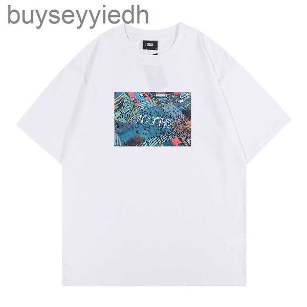 ins fashion brand american kith japanese tokyo bustling street scene printed short-sleeved casual t-shirt for men and women, White;black
ins fashion brand american kith japanese tokyo bustling street scene printed short-sleeved casual t-shirt for men and women, White;black