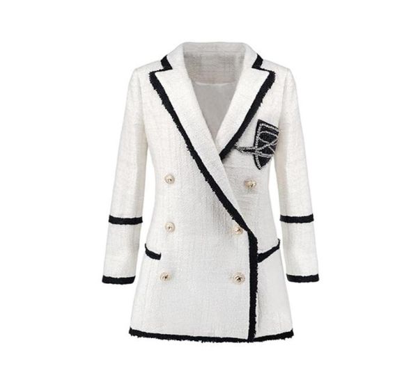 plus size xxxl women high street long jackets runway beading double breasted solid color white slim chic blazers 20103290519, White;black
plus size xxxl women high street long jackets runway beading double breasted solid color white slim chic blazers 20103290519, White;black