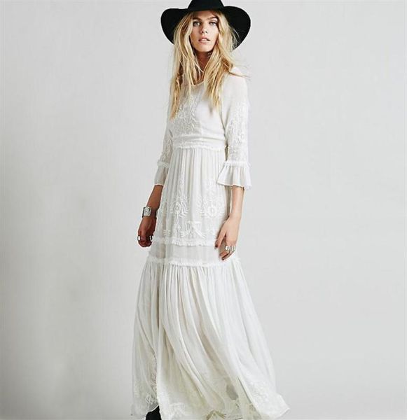bohemian dress women seven sleeve embroidery boho dress round neck long dress cotton loose female robe174y4697915, Black;gray
bohemian dress women seven sleeve embroidery boho dress round neck long dress cotton loose female robe174y4697915, Black;gray