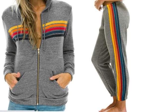 women long sleeve jacket pants rainbow set sports jacket set two pieces suit women outfit harajuku women's casual suits, Gray
women long sleeve jacket pants rainbow set sports jacket set two pieces suit women outfit harajuku women's casual suits, Gray