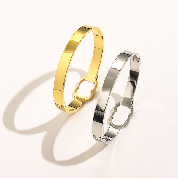 charm bracelets women bangle luxury designer letter jewelry 18k gold plated stainless steel wedding lovers gift bangles, Golden;silver
charm bracelets women bangle luxury designer letter jewelry 18k gold plated stainless steel wedding lovers gift bangles, Golden;silver
