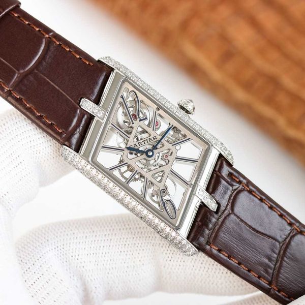designer men diamond watch skeleton tank watches high qualtiy 9vfn mechanical automatic movemnt uhr montre carter prx luxe with box reloj ho, Slivery;brown
designer men diamond watch skeleton tank watches high qualtiy 9vfn mechanical automatic movemnt uhr montre carter prx luxe with box reloj ho, Slivery;brown