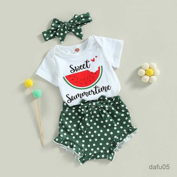 clothing sets 2023-03-09 lioraitiin 0-18m newborn baby girl 3pcs summer fashion clothing off shoulder watermelon printed bodysuit dot shorts, White
clothing sets 2023-03-09 lioraitiin 0-18m newborn baby girl 3pcs summer fashion clothing off shoulder watermelon printed bodysuit dot shorts, White