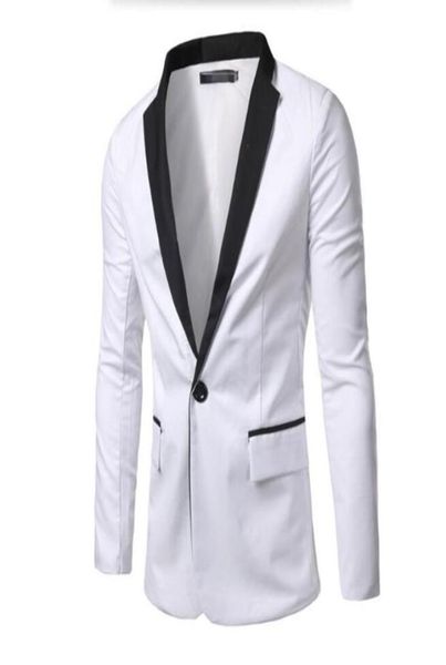 stylish men suits jacket white formal suits jacket black lapel one button custom made groom wedding tuxedos jacket1107968, Black;brown
stylish men suits jacket white formal suits jacket black lapel one button custom made groom wedding tuxedos jacket1107968, Black;brown