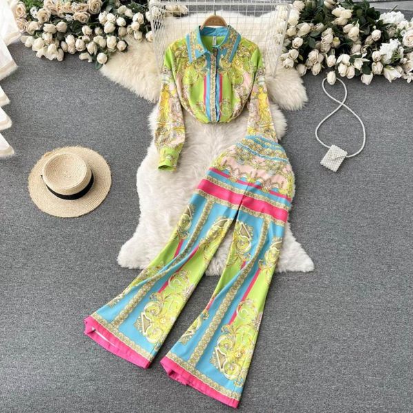 women039s two piece pants d166 fashion spring autumn loose thin lapel printed long sleeve shirt high waist flared leg twopiece3005473, White
women039s two piece pants d166 fashion spring autumn loose thin lapel printed long sleeve shirt high waist flared leg twopiece3005473, White
