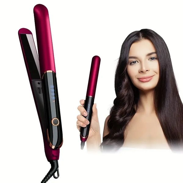2-in-1 ceramic automatic hair straightener fast heating multifunctional hair straightener hair styling tool for dry or wet hair, Black
2-in-1 ceramic automatic hair straightener fast heating multifunctional hair straightener hair styling tool for dry or wet hair, Black