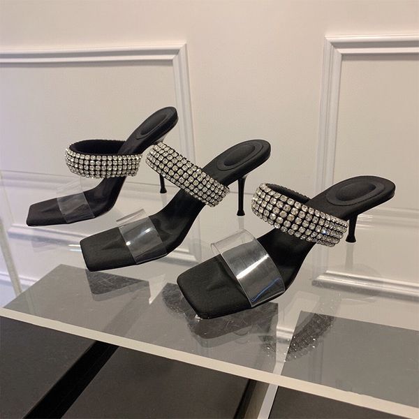 high heel sandals new summer one line with rhinestone sandals transparent black high heels
high heel sandals new summer one line with rhinestone sandals transparent black high heels