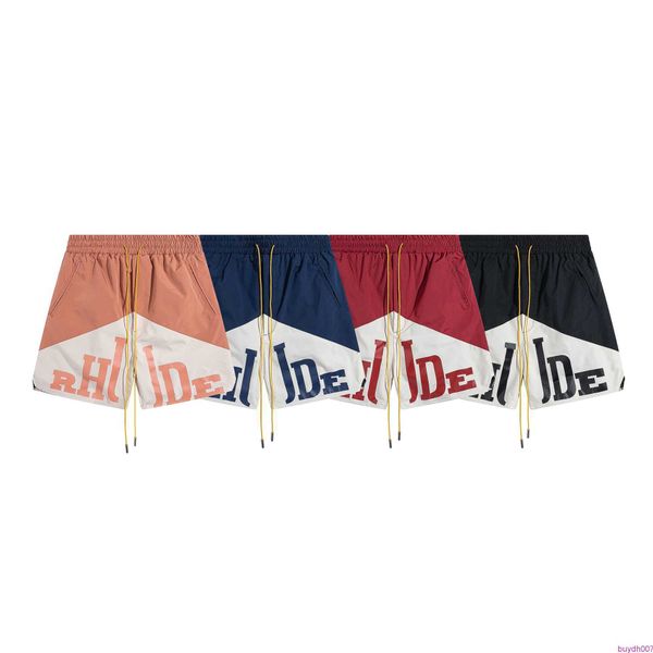 hewt men's shorts 2023 spring/summer new rhude colorblock printed basketball women's casual mesh split, White;black
hewt men's shorts 2023 spring/summer new rhude colorblock printed basketball women's casual mesh split, White;black