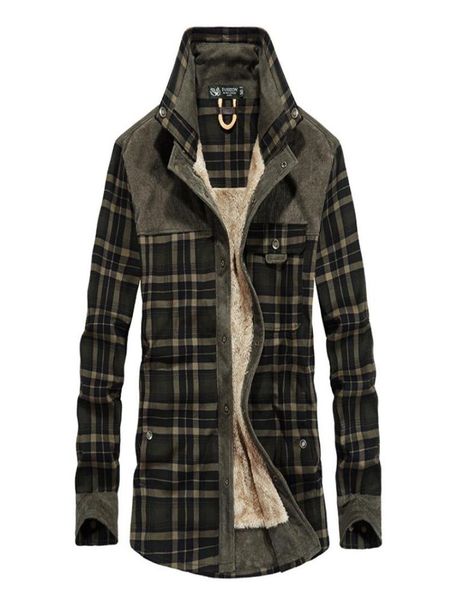 fleece cashmere 2019 new men cotton liner casual shirts outerwear plaid thick wool liner autumn winter shirt c12102586697, White;black
fleece cashmere 2019 new men cotton liner casual shirts outerwear plaid thick wool liner autumn winter shirt c12102586697, White;black