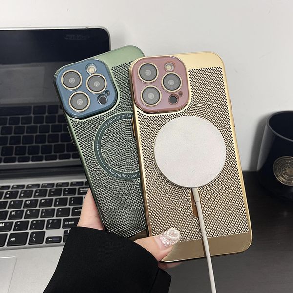 magnetic heat dissipation phone case for iphone 13 11 12 14 pro max 14plus electroplated cover magsafe for iphon 13 12 14 promax
magnetic heat dissipation phone case for iphone 13 11 12 14 pro max 14plus electroplated cover magsafe for iphon 13 12 14 promax