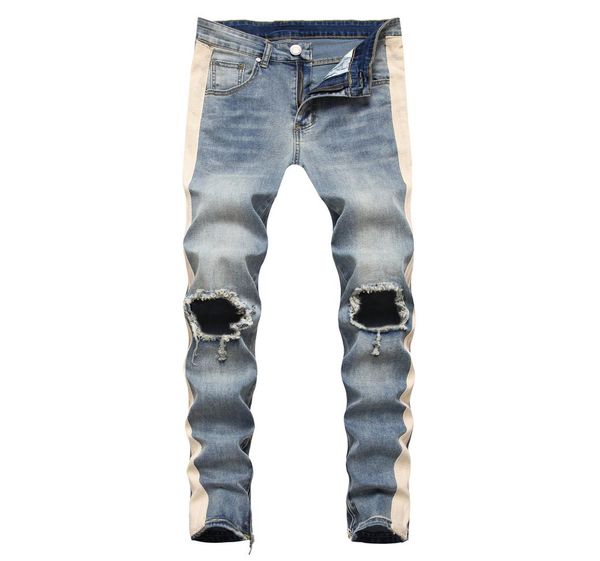 jeans distressed ripped biker pants slim fit motorcycle denim pant mens designer jeans size 29406031987, Blue
jeans distressed ripped biker pants slim fit motorcycle denim pant mens designer jeans size 29406031987, Blue