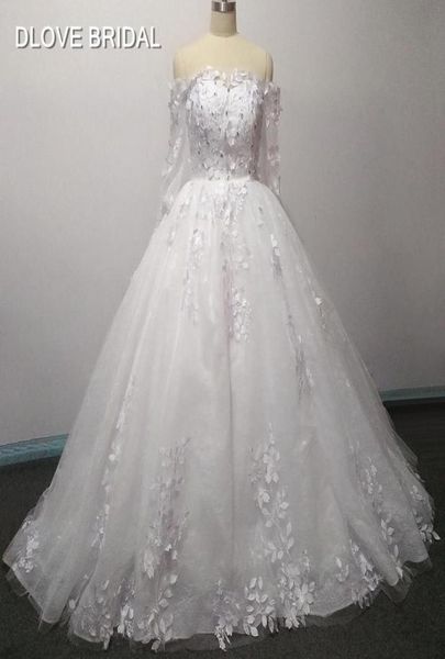 luxury leaf ball gown wedding dress long sleeve off the shoulder lace vestido de novia custom made bridal gown real p9369116, White
luxury leaf ball gown wedding dress long sleeve off the shoulder lace vestido de novia custom made bridal gown real p9369116, White