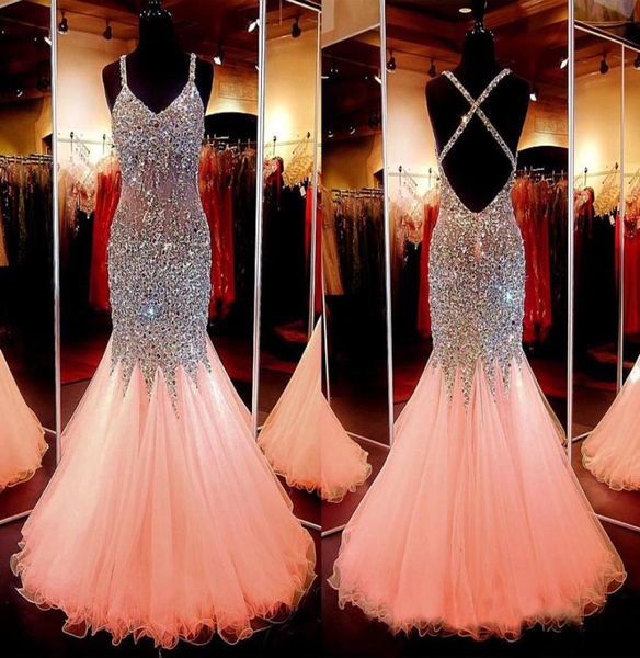 tulle spaghetti straps neckline floorlength mermaid prom dress see through bling bling crystals beading evening dress open back3291421, Black
tulle spaghetti straps neckline floorlength mermaid prom dress see through bling bling crystals beading evening dress open back3291421, Black