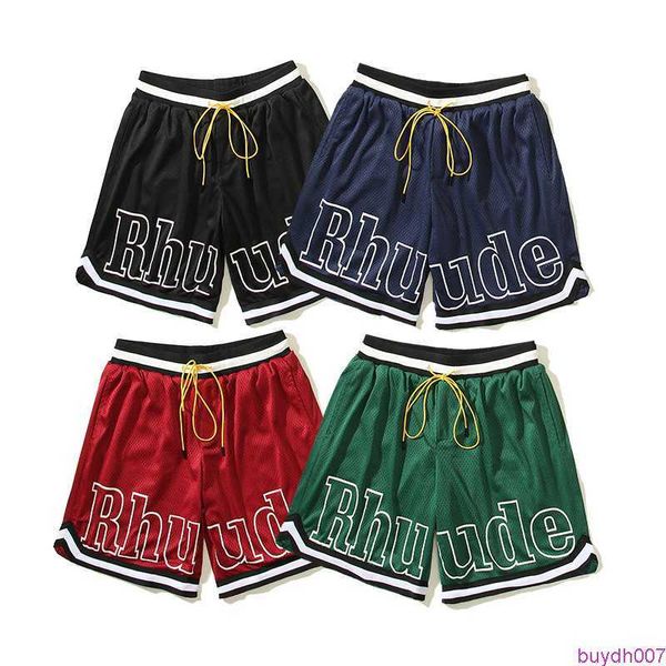 wj3j men's shorts 23ss summer american fashion brand rhude hip hop women's loose relaxed mesh quick dried sports, White;black
wj3j men's shorts 23ss summer american fashion brand rhude hip hop women's loose relaxed mesh quick dried sports, White;black