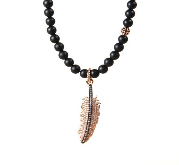 new fashion jewelry whole 5pcslot 6mm natural matte agate stone with micro pave full cz feather men039s pendant necklace1786971, Silver
new fashion jewelry whole 5pcslot 6mm natural matte agate stone with micro pave full cz feather men039s pendant necklace1786971, Silver