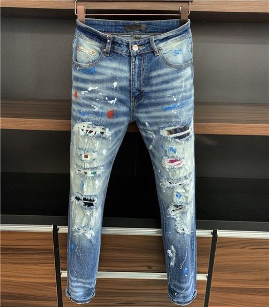 luxury fashion mens straight slim fit biker jeans pants washed distressed slimleg ripped destroyed vintage jean s hip hop denim p7161204, Blue
luxury fashion mens straight slim fit biker jeans pants washed distressed slimleg ripped destroyed vintage jean s hip hop denim p7161204, Blue