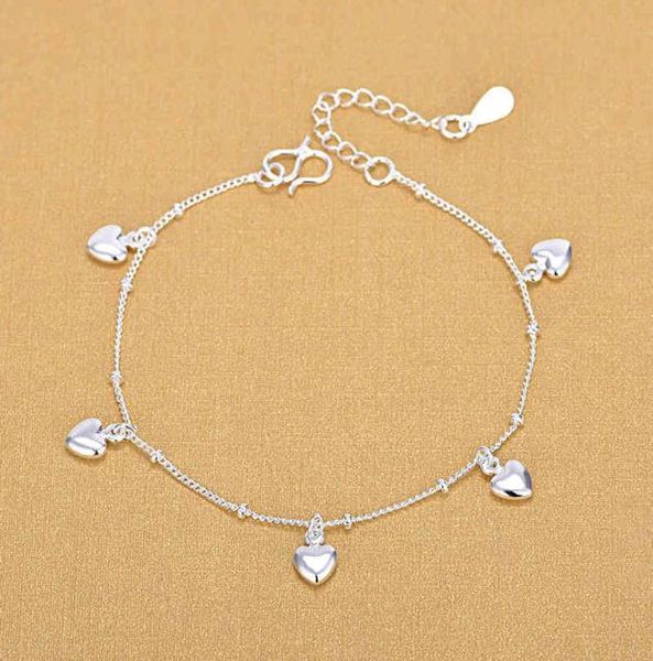fashion female lovely heart charm bracelet for women 925 sterling silver birthday gifts jewelry 2105078957876, Golden;silver
fashion female lovely heart charm bracelet for women 925 sterling silver birthday gifts jewelry 2105078957876, Golden;silver
