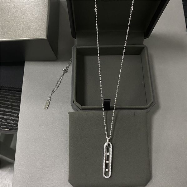 pendant necklaces french luxury jewelry brand's 10th anniversary necklace. small style sweater chain 80cm sliding adjustable size women, Silver
pendant necklaces french luxury jewelry brand's 10th anniversary necklace. small style sweater chain 80cm sliding adjustable size women, Silver