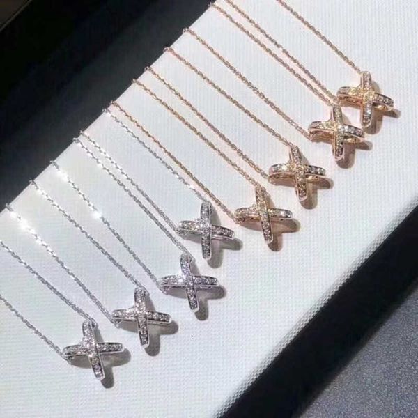 fashion designer chaumet shangmei full diamond cross necklace sterling silver paris rose gold pendant light luxury collar chain high edition, Black
fashion designer chaumet shangmei full diamond cross necklace sterling silver paris rose gold pendant light luxury collar chain high edition, Black