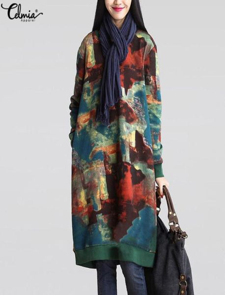celmia women winter vintage dress autumn long sleeve casual loose pockets print long vestidos robe femme plus size oversize 2010223630824, Black;pink
celmia women winter vintage dress autumn long sleeve casual loose pockets print long vestidos robe femme plus size oversize 2010223630824, Black;pink