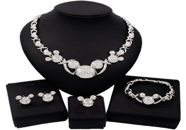 yulaili whole xoxo jewelry sets girl christmas gift cute necklace stud eearrings bracelet ring women crystal jewelery set6834015, Black 
yulaili whole xoxo jewelry sets girl christmas gift cute necklace stud eearrings bracelet ring women crystal jewelery set6834015, Black