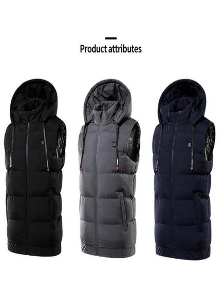 men electric heated heating hooded vest cloth jacket usb thermal warm warmer pad heated clothing warmer clothes vest232q2797780, Gray;blue
men electric heated heating hooded vest cloth jacket usb thermal warm warmer pad heated clothing warmer clothes vest232q2797780, Gray;blue