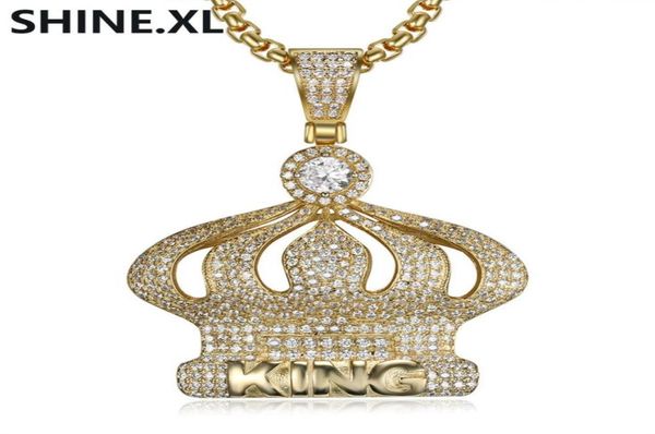 18k gold plated micro paved cubic zircon crown pendant necklace men hip hop bling jewelry gift4910825, Silver
18k gold plated micro paved cubic zircon crown pendant necklace men hip hop bling jewelry gift4910825, Silver