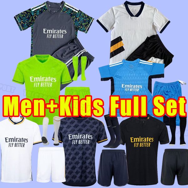 men kids full set benzema soccer jerseys 22 23 football shirt vini jr camavinga tchouameni alaba kroos real madrids 2023 2024 bellingham hom, Black;yellow
men kids full set benzema soccer jerseys 22 23 football shirt vini jr camavinga tchouameni alaba kroos real madrids 2023 2024 bellingham hom, Black;yellow
