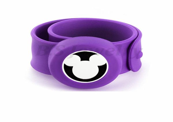 mouse2 kids silcone adjustable mosquito repellent bangle essential oil diffuser slap bracelet with stainless steel diffuser locket6312034, Silver
mouse2 kids silcone adjustable mosquito repellent bangle essential oil diffuser slap bracelet with stainless steel diffuser locket6312034, Silver