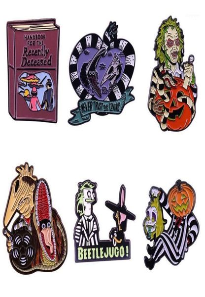 pins brooches beetlejuice handbook for the recently deceased enamel pin and brooch halloween gothic laple fans collection gifts15948944, Gray
pins brooches beetlejuice handbook for the recently deceased enamel pin and brooch halloween gothic laple fans collection gifts15948944, Gray