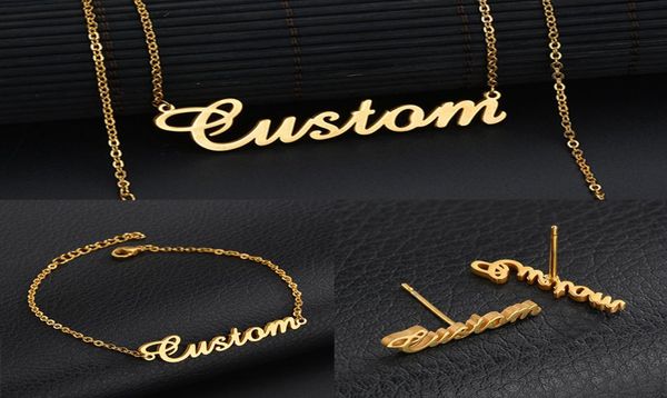 personalized custom 18k gold plated stainless steel script name necklace charm nameplate necklace jewelry gift chain choker neckla8486766, Silver
personalized custom 18k gold plated stainless steel script name necklace charm nameplate necklace jewelry gift chain choker neckla8486766, Silver