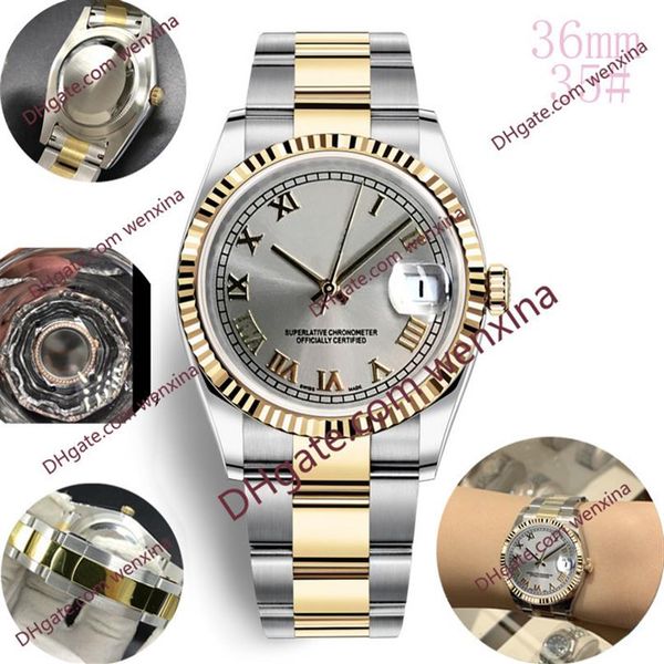 8 colour waterproof women watch lady size 36mm classic girl roman numerals wristwatch automatic mechanical movement watches308b, Slivery;brown
8 colour waterproof women watch lady size 36mm classic girl roman numerals wristwatch automatic mechanical movement watches308b, Slivery;brown