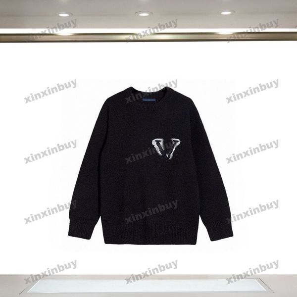 xinxinbuy men women designer sweatshirt hoodie paris letter jacquard sweater gray blue black white s-xl, Black;brown
xinxinbuy men women designer sweatshirt hoodie paris letter jacquard sweater gray blue black white s-xl, Black;brown