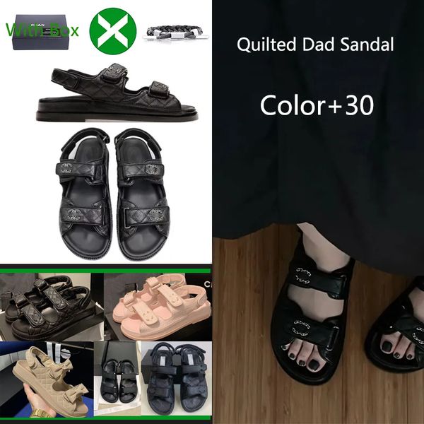 Women Ladies Calfskin Dad Sandals Quilted Summer Designer Sandles Shoes Platform Flats Low Heel Wedge Buckle Sandal Slip On Ankle Strap Shose Flip Flop, Color #20
Women Ladies Calfskin Dad Sandals Quilted Summer Designer Sandles Shoes Platform Flats Low Heel Wedge Buckle Sandal Slip On Ankle Strap Shose Flip Flop, Color #20