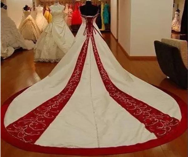 vintage red and white embroidery plus size wedding gowns dresses custom made vestidos sweeetheart country garden style bridal gown7167752
vintage red and white embroidery plus size wedding gowns dresses custom made vestidos sweeetheart country garden style bridal gown7167752