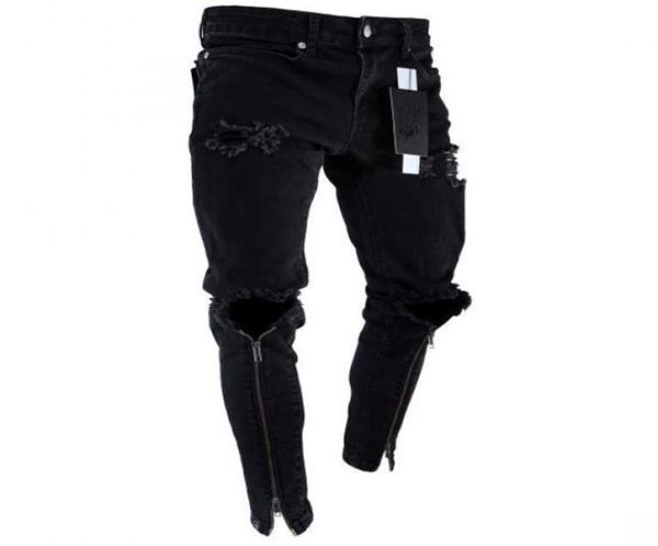 mens zipper holes designer jeans black ripped slim fit represen pencil pants multi style7227396, Blue
mens zipper holes designer jeans black ripped slim fit represen pencil pants multi style7227396, Blue
