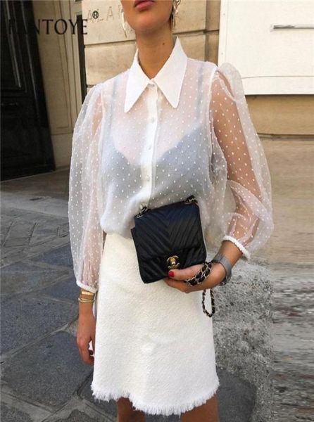 fantoye 2019 summer women chiffon blouse shirt transparent mesh beading puff sleeve female office shirts lady blusa outfits462067367, White
fantoye 2019 summer women chiffon blouse shirt transparent mesh beading puff sleeve female office shirts lady blusa outfits462067367, White