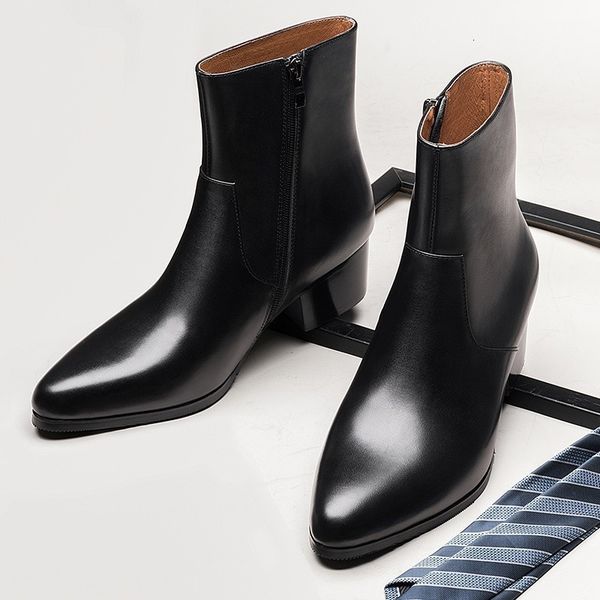 boots 2023 winter warm men high heels luxury genuine leather ankle man formal shoes british black short botas increase height 230814
boots 2023 winter warm men high heels luxury genuine leather ankle man formal shoes british black short botas increase height 230814