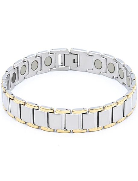 l stainless steel bracelet ip 18k gold color bracelets 4 in 1 energy elements bangle magnetic healthy care braceletss simple fashi2799175, Golden;silver
l stainless steel bracelet ip 18k gold color bracelets 4 in 1 energy elements bangle magnetic healthy care braceletss simple fashi2799175, Golden;silver