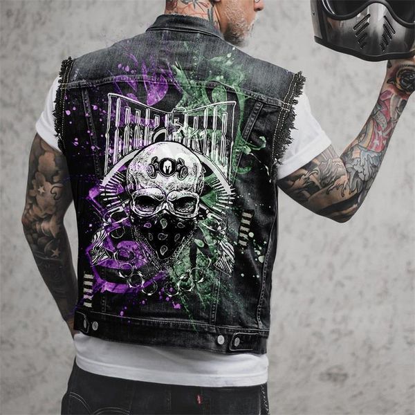 men's vests denim vest spring hip hop rock party print design dark casual plussize 230812, Black;white
men's vests denim vest spring hip hop rock party print design dark casual plussize 230812, Black;white
