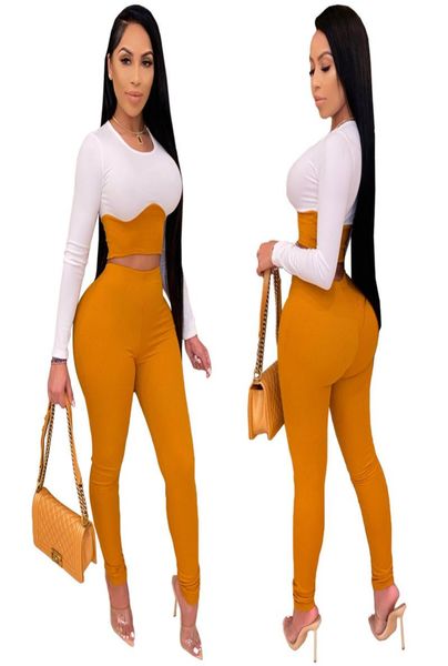 fashion contrast color stitching pit strip long sleeves casual twopiece suit7350982, White
fashion contrast color stitching pit strip long sleeves casual twopiece suit7350982, White