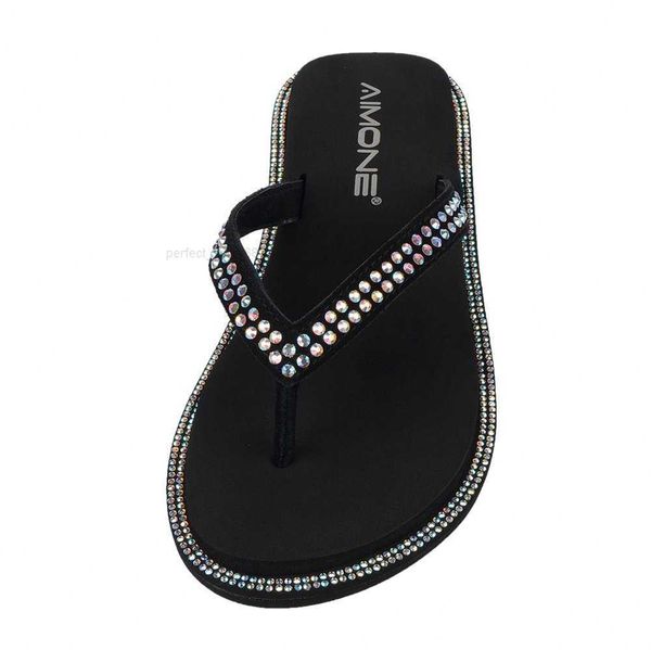 women summer flip aimone slippers flops muriel womens multicolor rhinestone low heel sandals lady beach flip flops casual beach shoes910 s, Black
women summer flip aimone slippers flops muriel womens multicolor rhinestone low heel sandals lady beach flip flops casual beach shoes910 s, Black