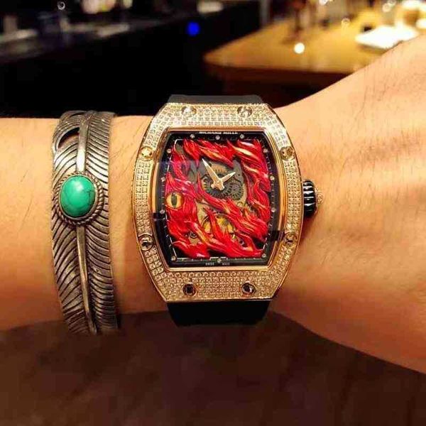 watch designer luxury mens mechanical hellfire large dial fashion star wine barrel type waterproof hollow out full-automatic flywheel
watch designer luxury mens mechanical hellfire large dial fashion star wine barrel type waterproof hollow out full-automatic flywheel