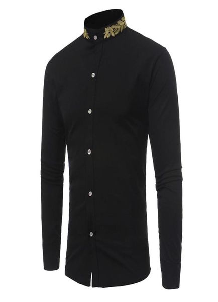 new spring autumn shirt men long sleeve stand collar shirt men slim fit button formal occasion shirts1960214, White;black
new spring autumn shirt men long sleeve stand collar shirt men slim fit button formal occasion shirts1960214, White;black