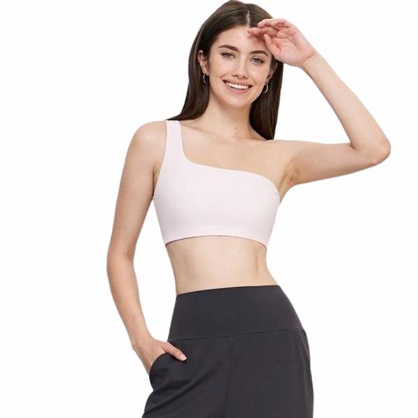 spring and summer new ribbed single shoulder bra shock absorption fixed cup women hollow back sports underwear
spring and summer new ribbed single shoulder bra shock absorption fixed cup women hollow back sports underwear