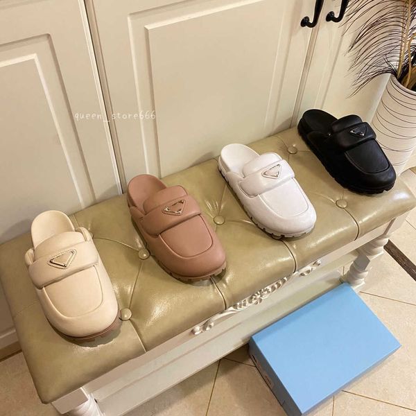 with box slipper sandals sneakers shoes genuine leather half drag rubber summer flat men women designer beach fashion soft 35-41, Black
with box slipper sandals sneakers shoes genuine leather half drag rubber summer flat men women designer beach fashion soft 35-41, Black