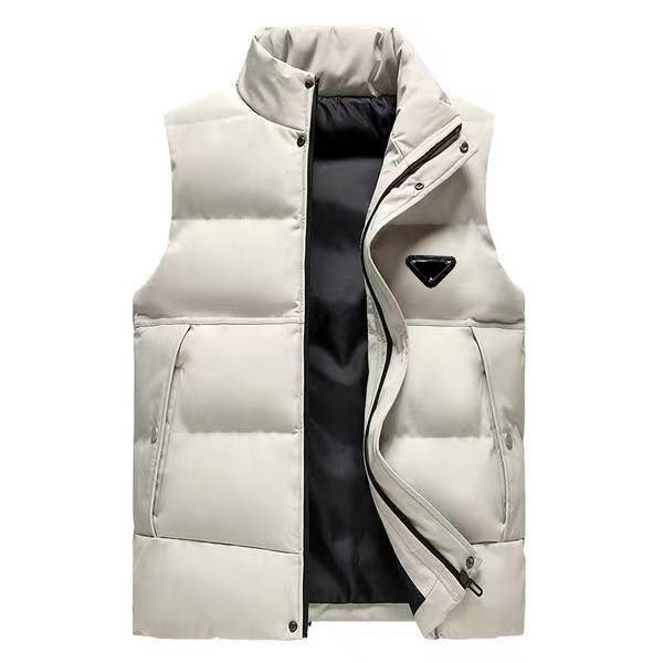 men's vests and winter down cotton vest men women thickened warm designer down jacket mens down vests jacket, Black;white 
men's vests and winter down cotton vest men women thickened warm designer down jacket mens down vests jacket, Black;white
