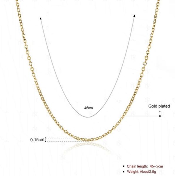 18k gold plated rolo chains necklaces fashion 15mm 18 inch diy pendant brass necklace fine jewelry for women girls2566174, Silver
18k gold plated rolo chains necklaces fashion 15mm 18 inch diy pendant brass necklace fine jewelry for women girls2566174, Silver